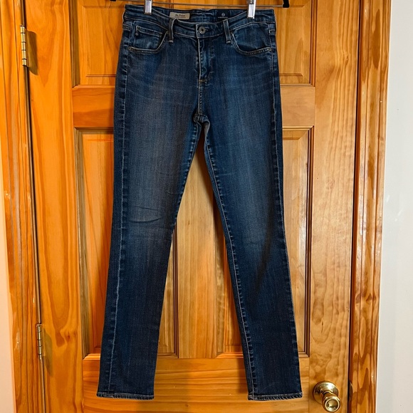 AG Adriano Goldschmied the Prima Mid-Rise Cigarette Skinny Jeans Sz 27 - Picture 1 of 13